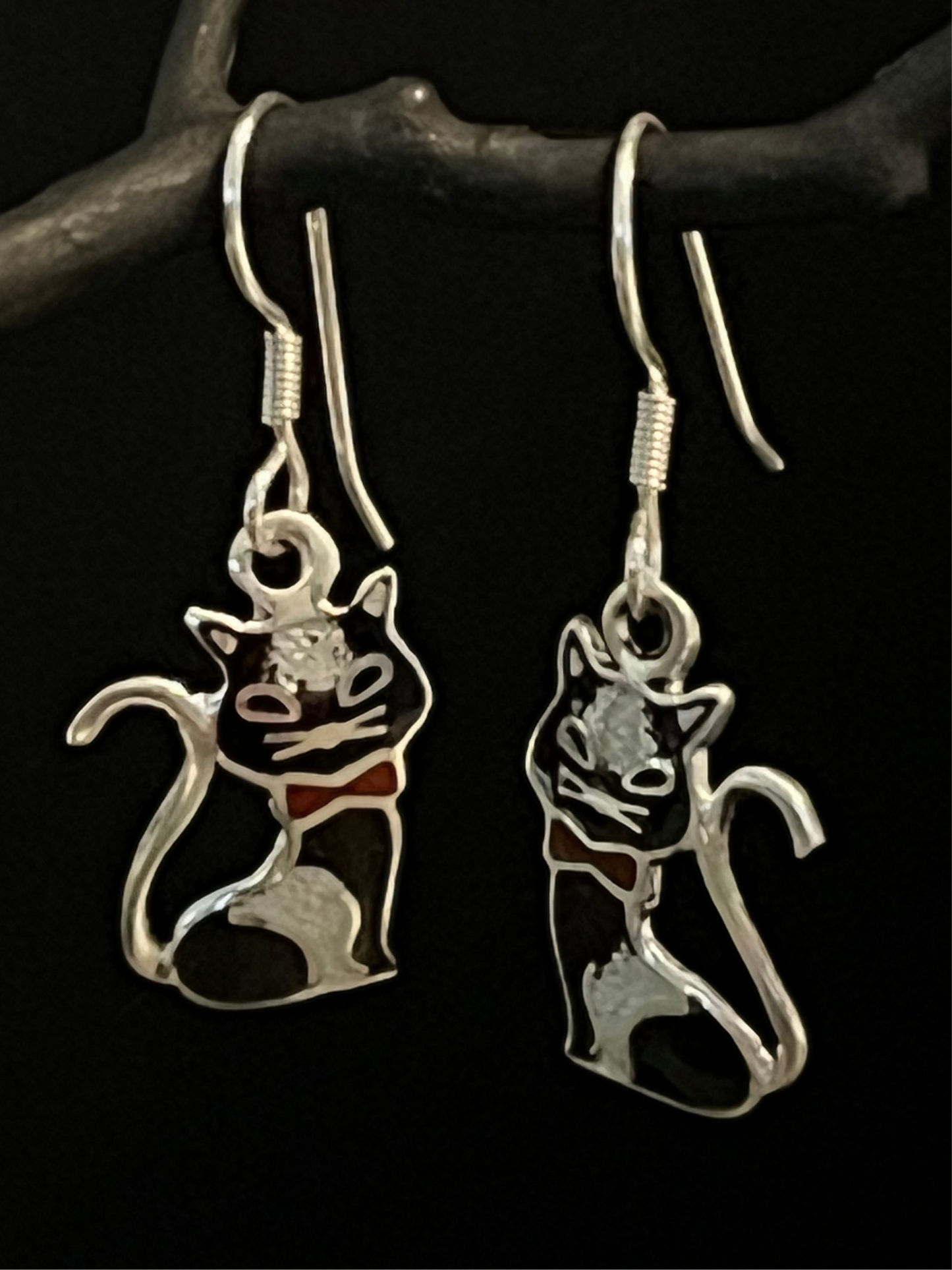 Kitty Kat Dangle Earrings