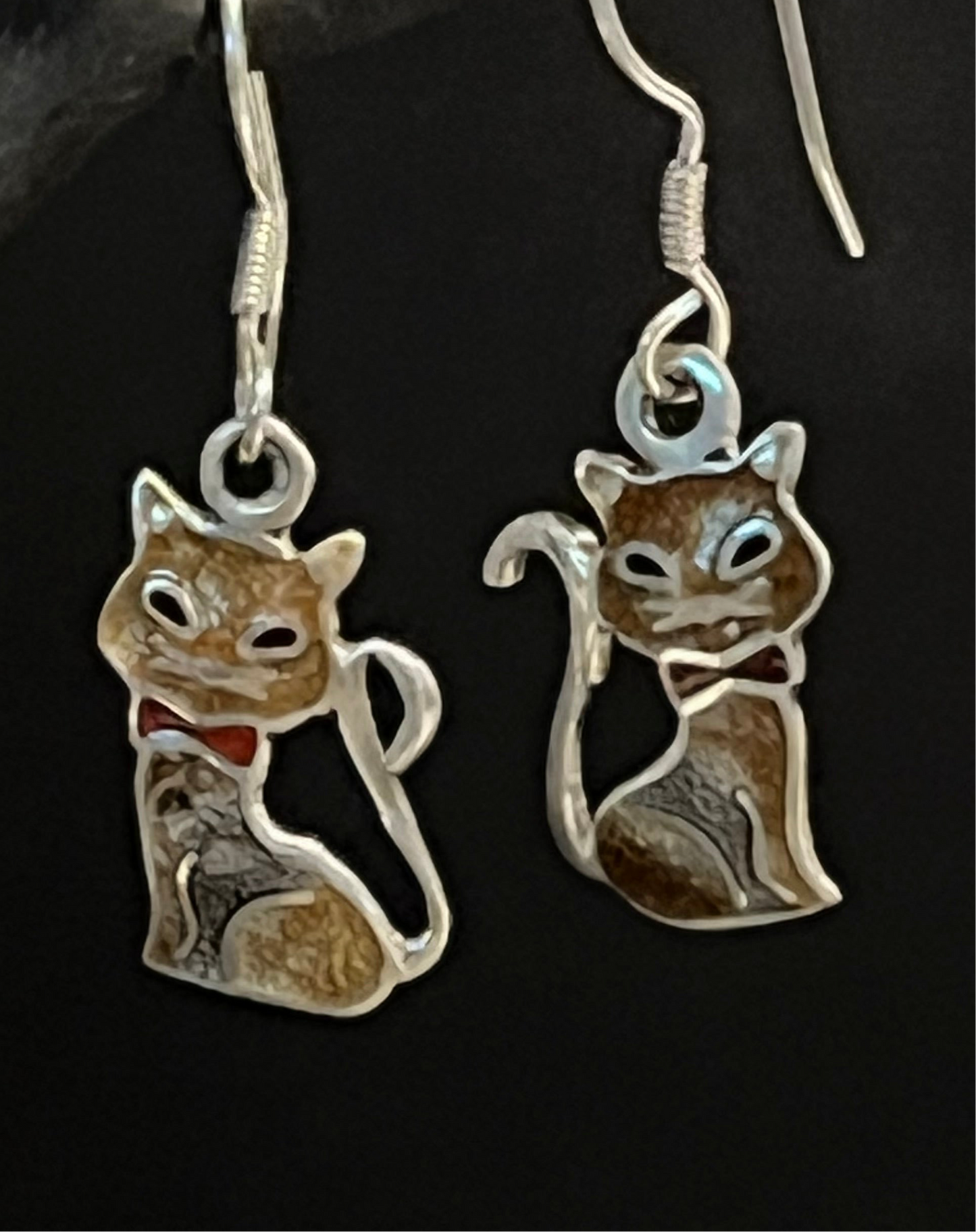 Kitty Kat Dangle Earrings