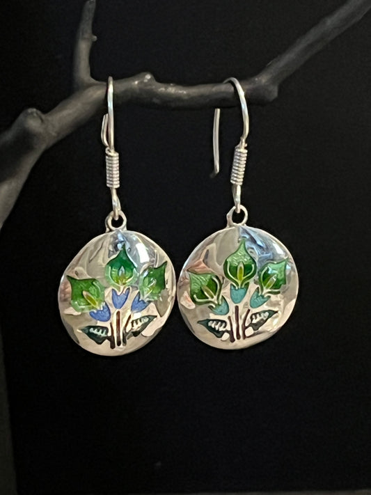 Calla Lily Dangle Earrings