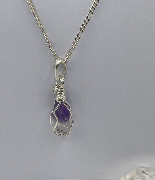 Purple Amethyst Necklace