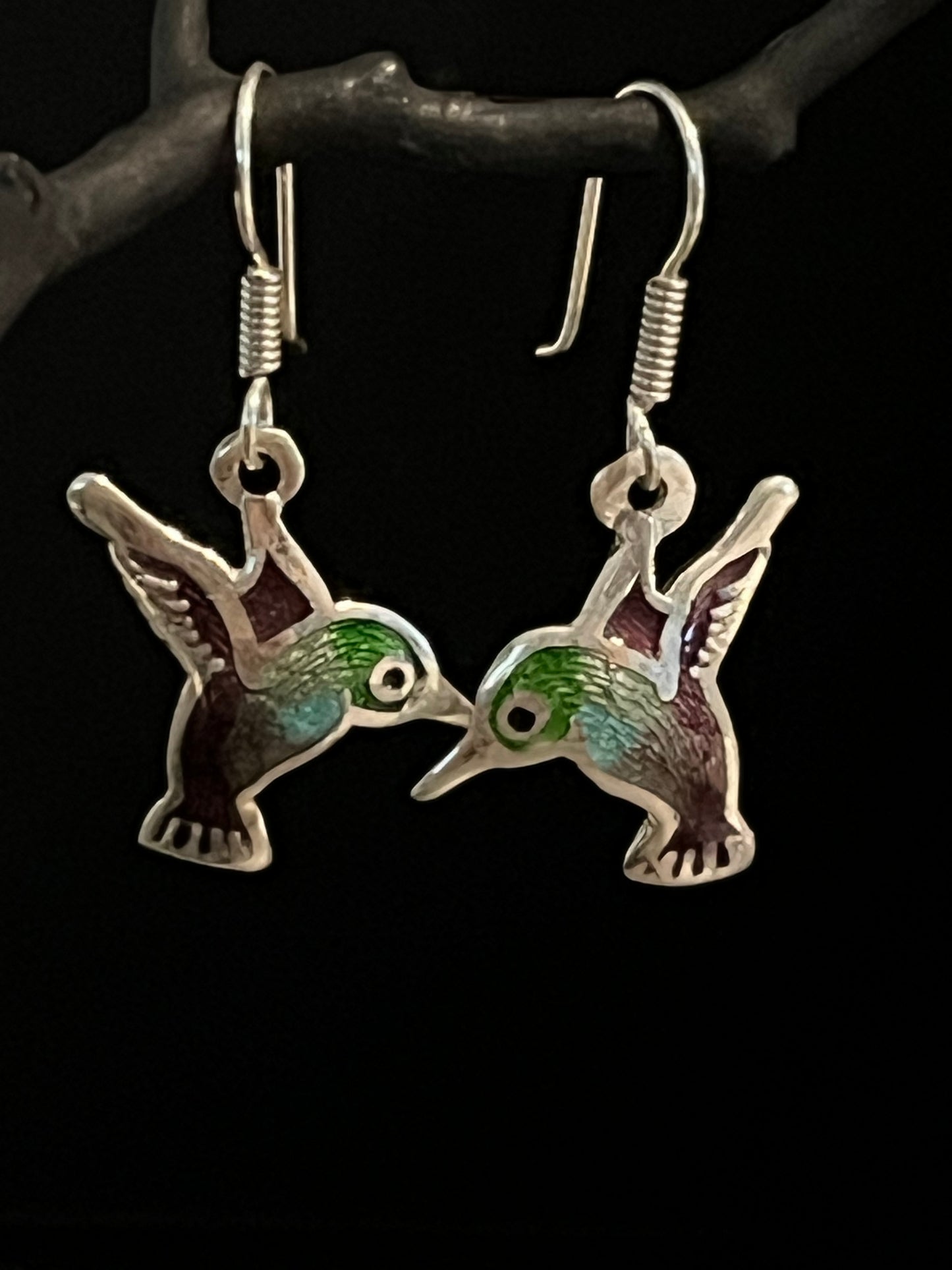 Hummingbird Dangle Earrings