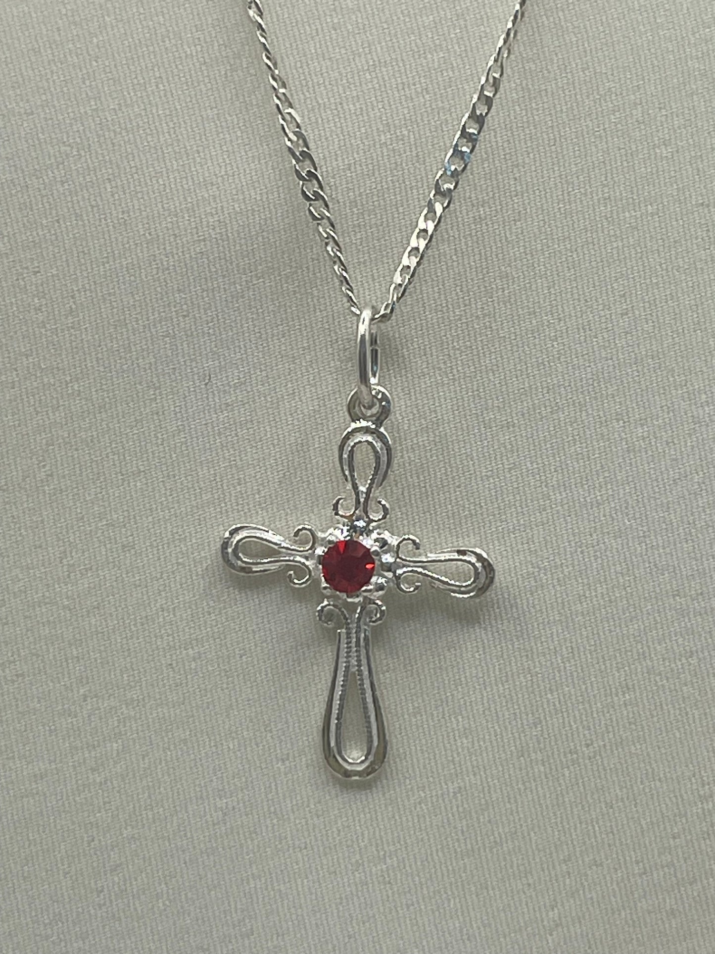 Rosetta Cross Necklace