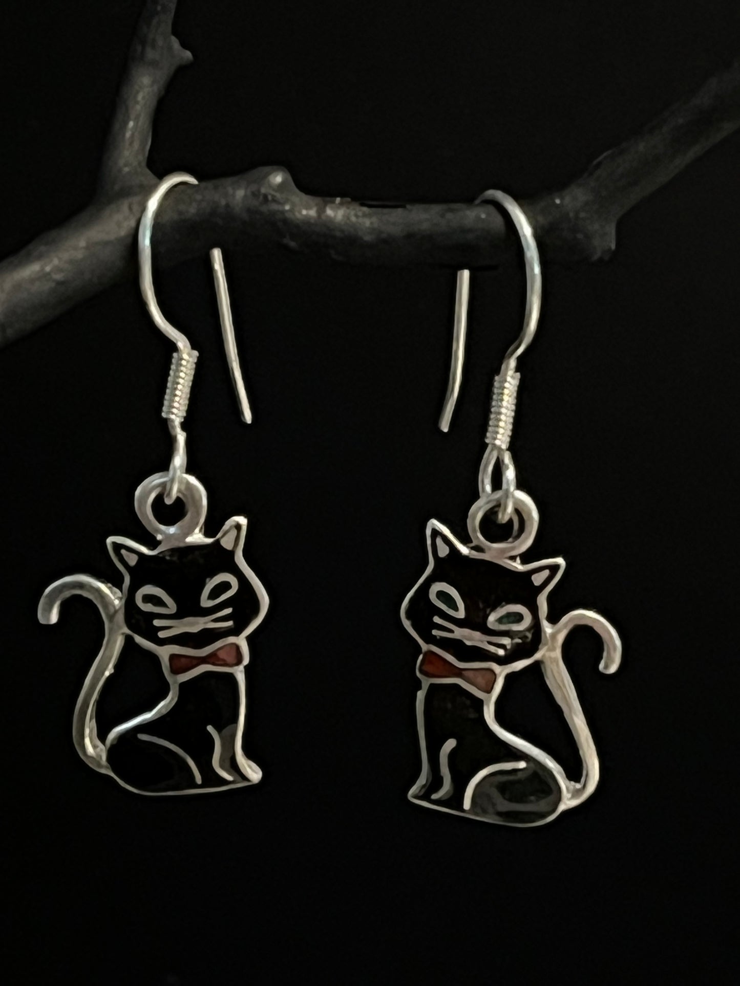 Kitty Kat Dangle Earrings