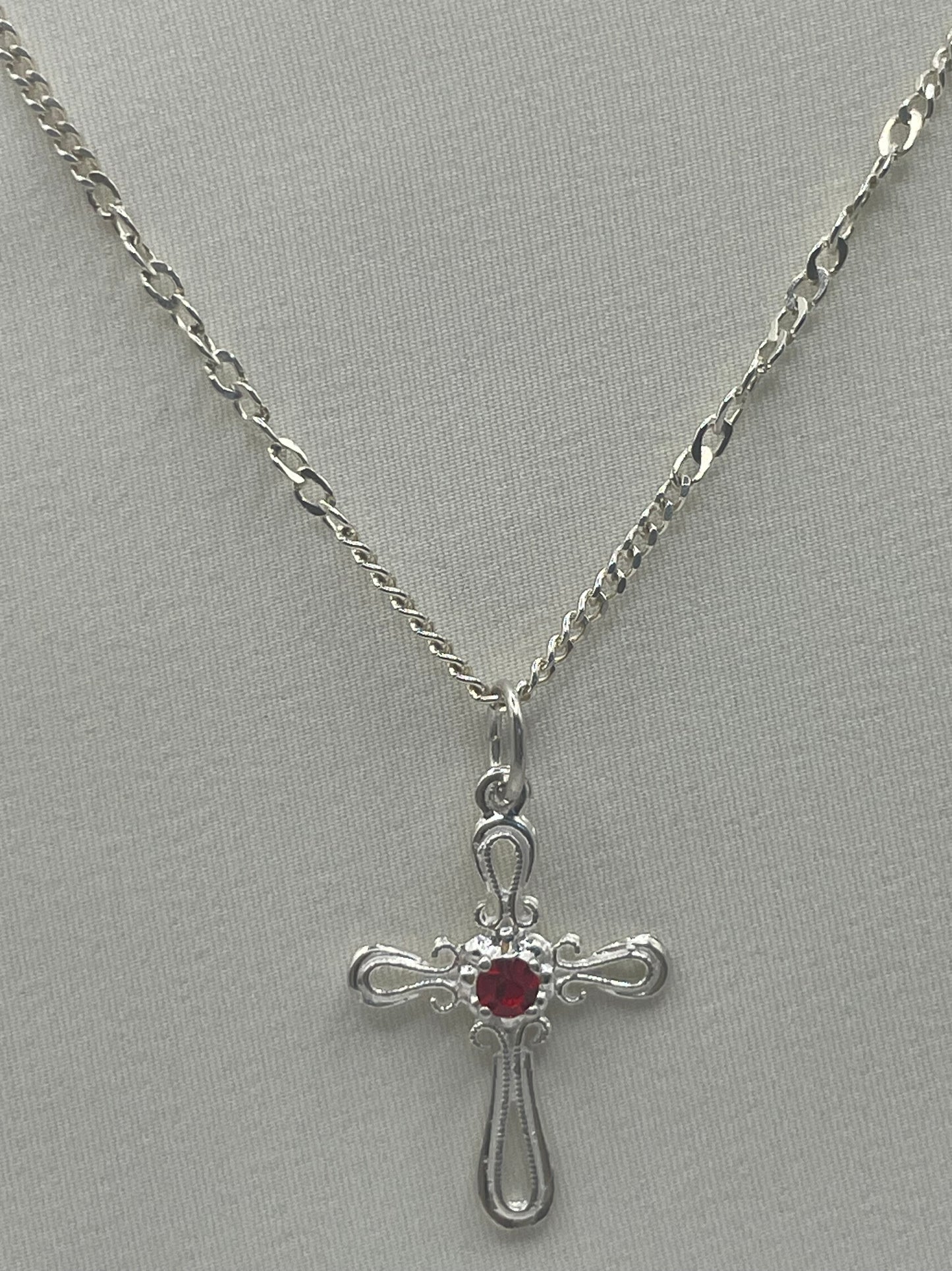 Rosetta Cross Necklace